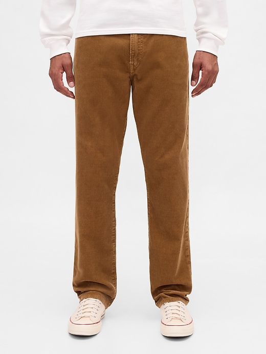 Image number 2 showing, Corduroy Relaxed Straight Pants
