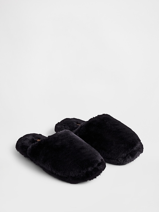 Image number 2 showing, Faux Fur Slippers