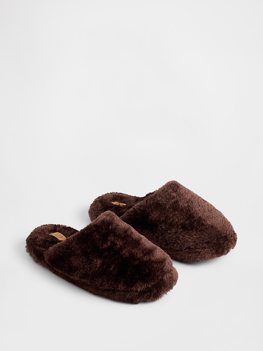 Image number 2 showing, Faux Fur Slippers