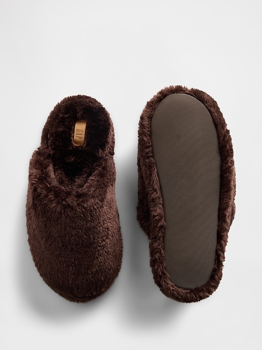 Image number 3 showing, Faux Fur Slippers