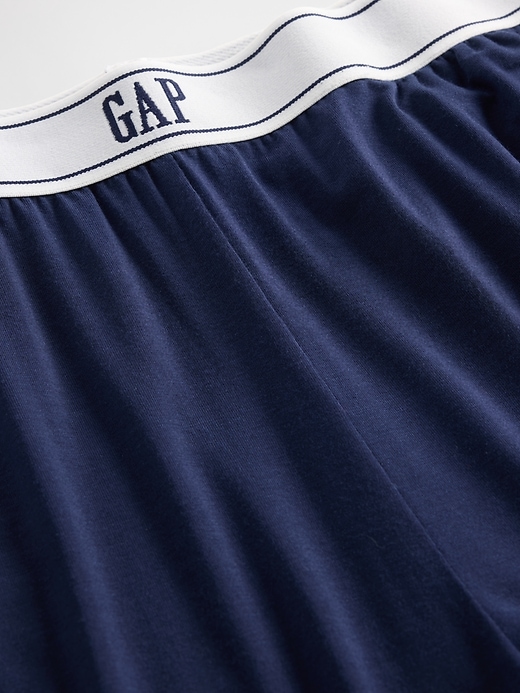 L'image numéro 5 présente Pantalon de pyjama en modal à logo.