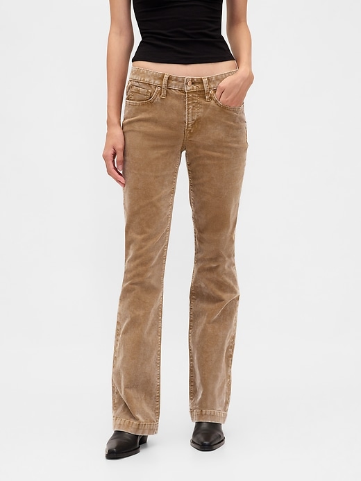 Image number 2 showing, Low Rise Corduroy Long & Lean Pants
