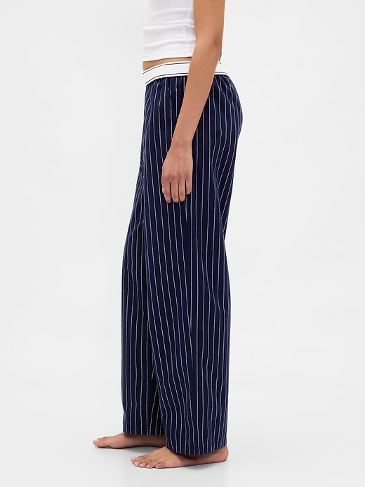 L'image numéro 3 présente Pantalon de pyjama en popeline