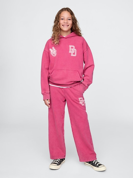 Image number 1 showing, Gap × Disney Kids VintageSoft Logo Sweatpants