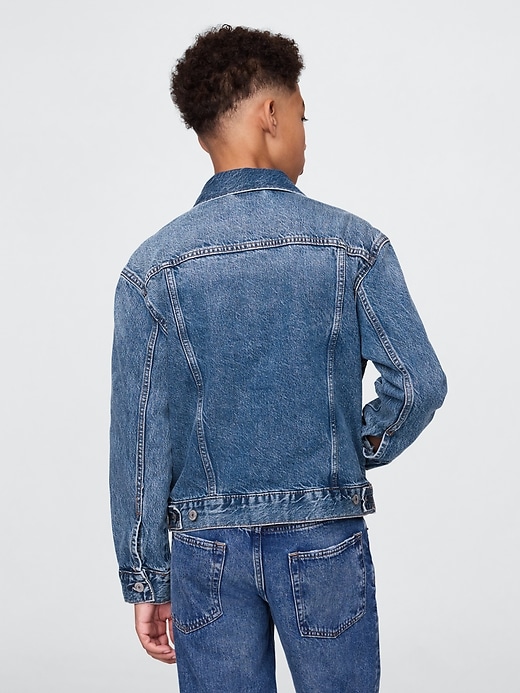 Kids Organic Cotton Icon Denim Jacket | Gap