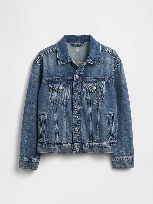 Image number 5 showing, Kids Organic Cotton Icon Denim Jacket