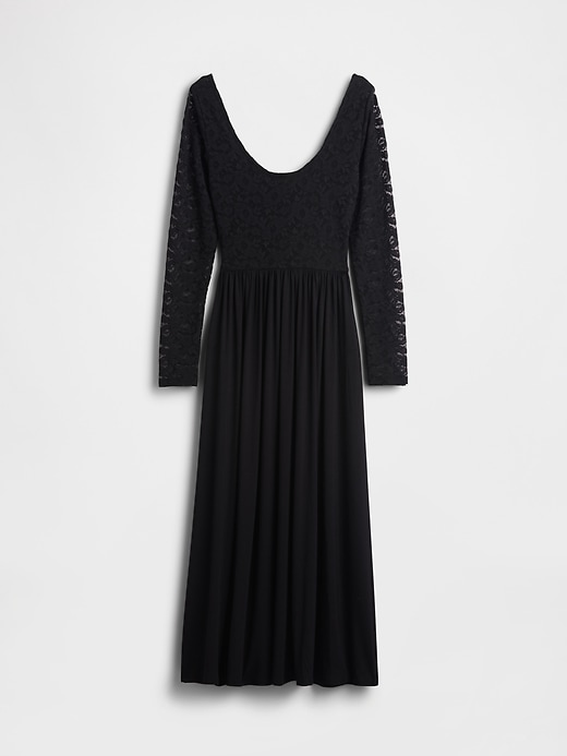 Image number 5 showing, Mixed Media Maxi Dress