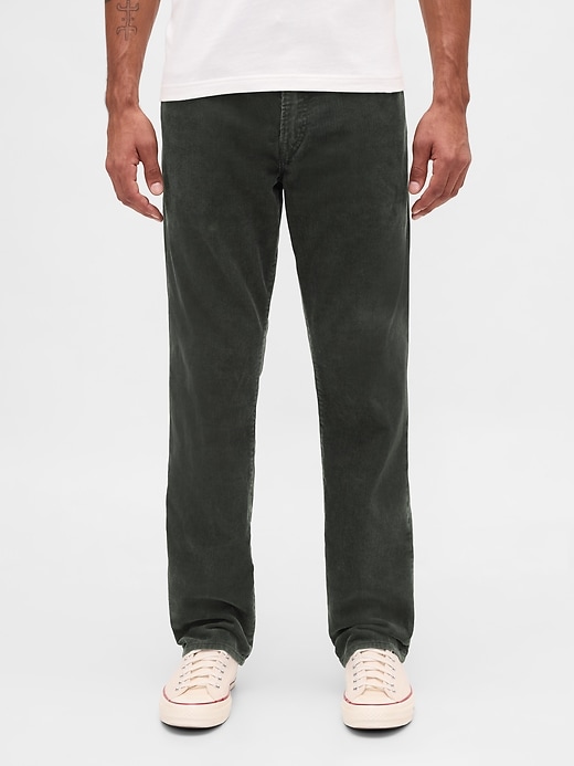 Image number 2 showing, Corduroy Relaxed Straight Pants