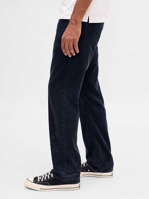 Image number 3 showing, Corduroy Relaxed Straight Pants
