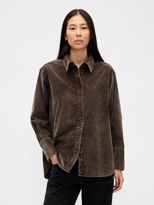 Image number 1 showing, Corduroy Big Shirt