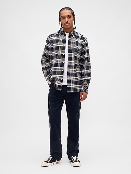 Image number 1 showing, Corduroy Relaxed Straight Pants
