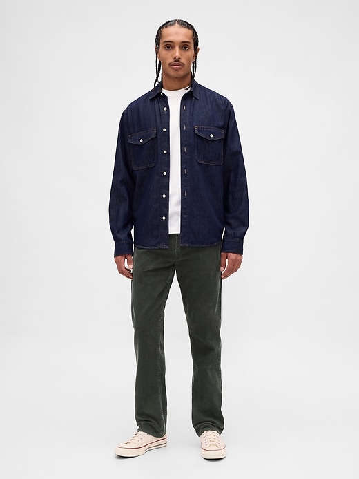 Image number 1 showing, Corduroy Relaxed Straight Pants