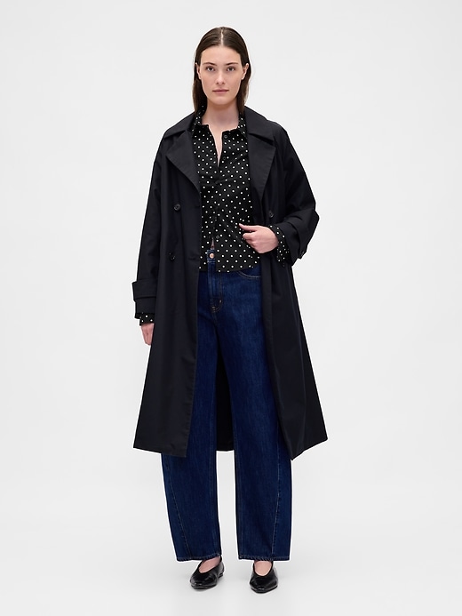 Image number 2 showing, Organic Cotton Fitted Crop Shirt