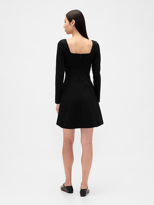 Image number 2 showing, Double Knit Sweetheart Corset Mini Dress