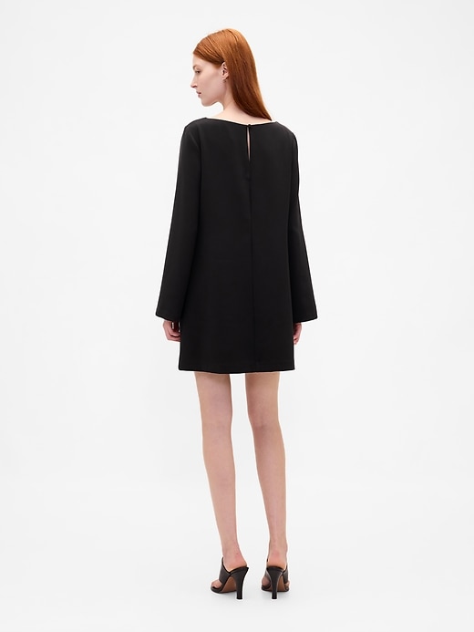 Boatneck Mini Shift Dress