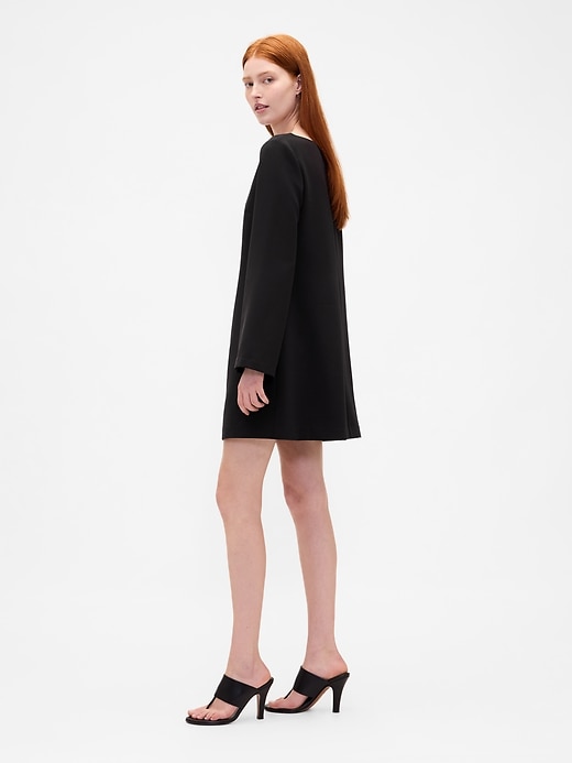Boatneck Mini Shift Dress