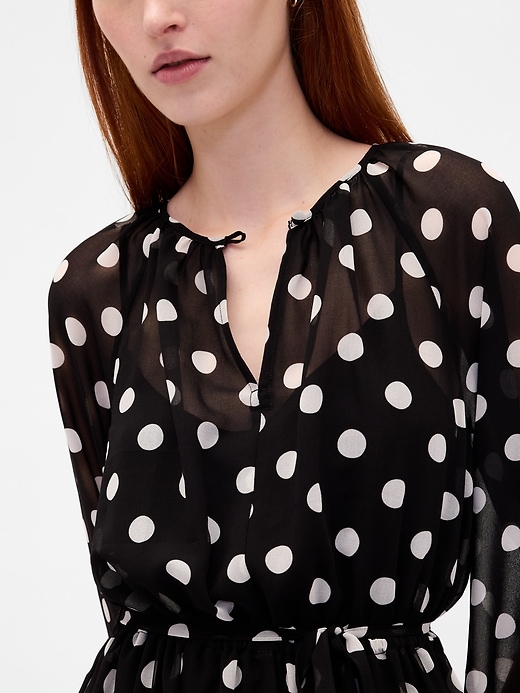 Image number 4 showing, Sheer Maxi Dress