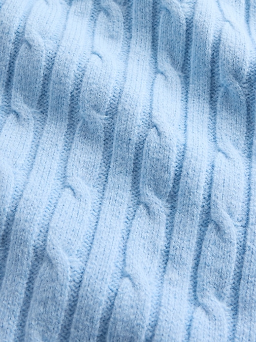 CashSoft Cable-Knit Sweater Pants