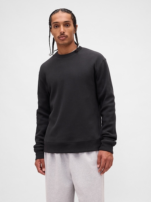Image number 1 showing, Heavyweight Thermal Oversized T-Shirt