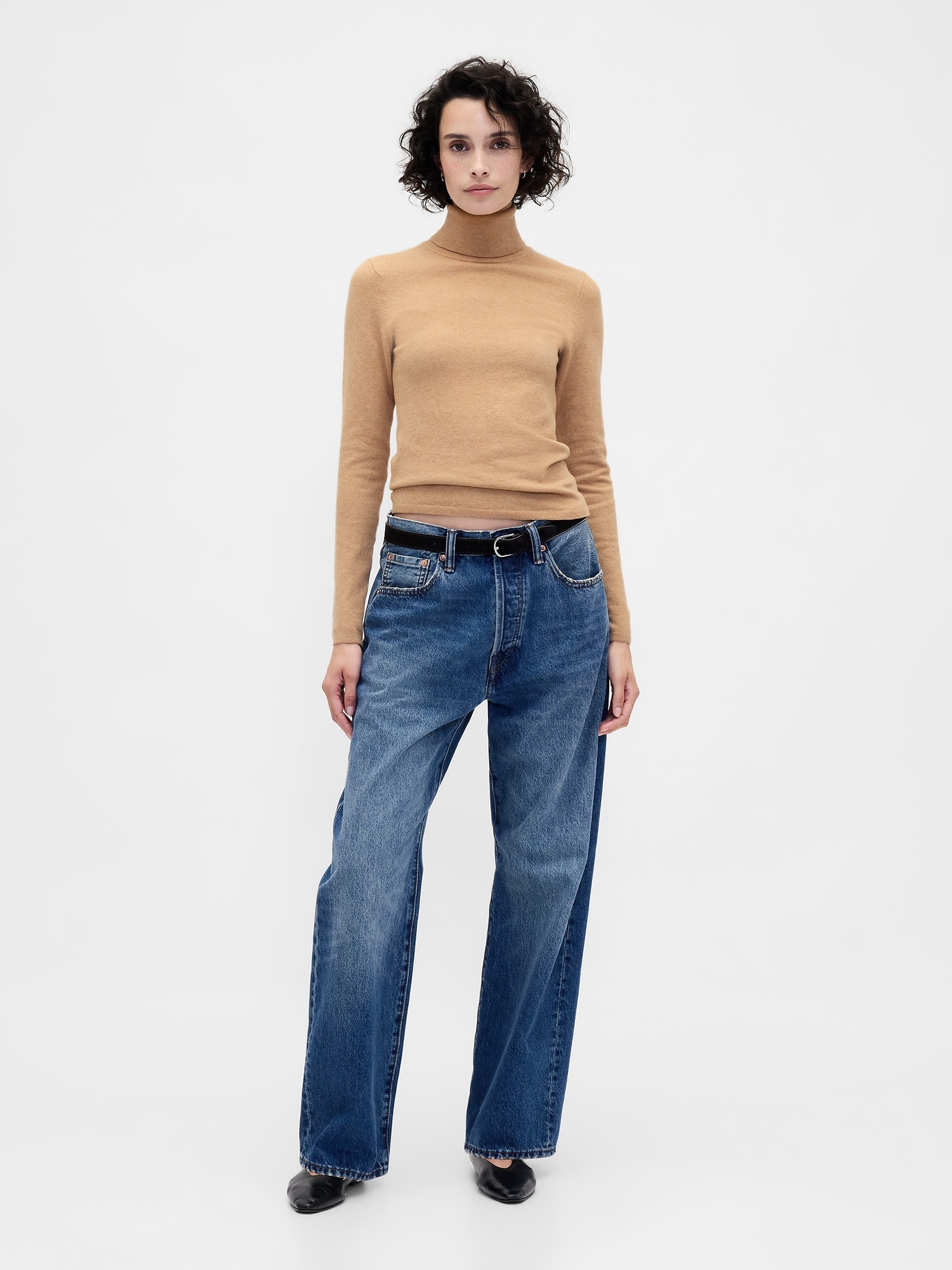 CashSoft Stretch Turtleneck Sweater | Gap