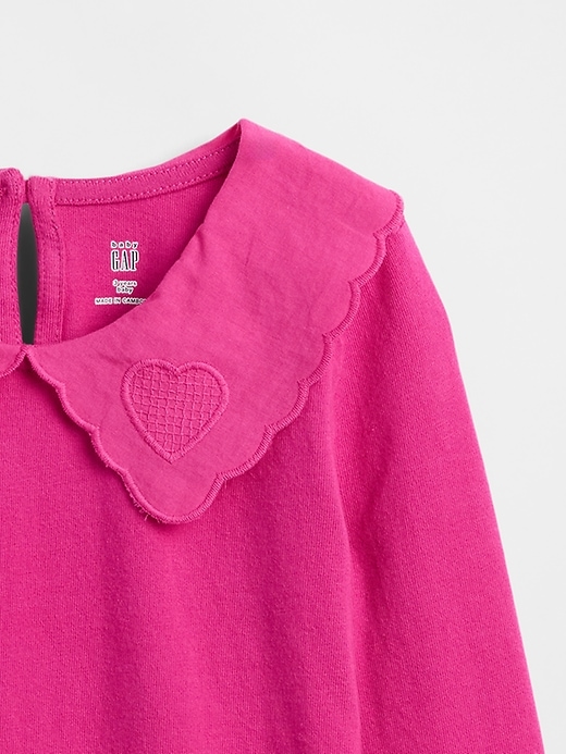 Image number 3 showing, Baby & Toddler Heart Collar Top