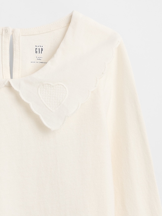 Image number 3 showing, Baby & Toddler Heart Collar Top