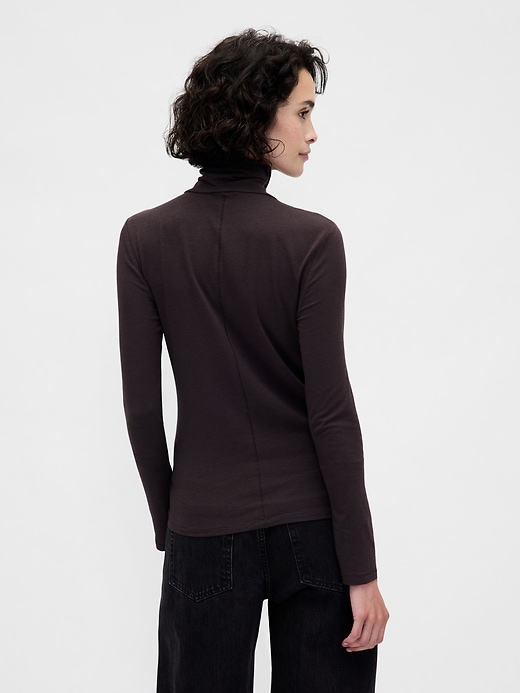 L'image numéro 3 présente Col roulé ultraléger