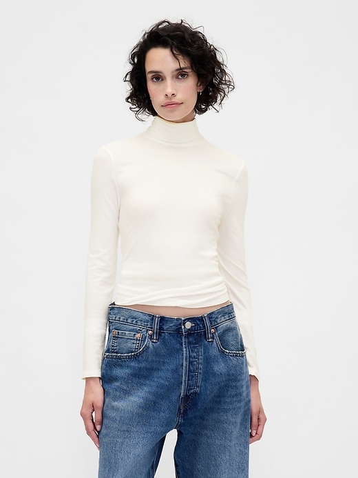 Image number 1 showing, Featherweight Turtleneck