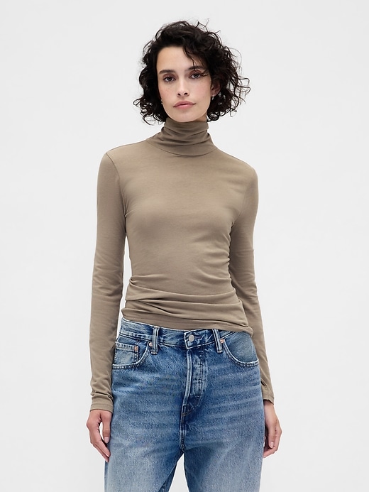 Image number 1 showing, Featherweight Turtleneck