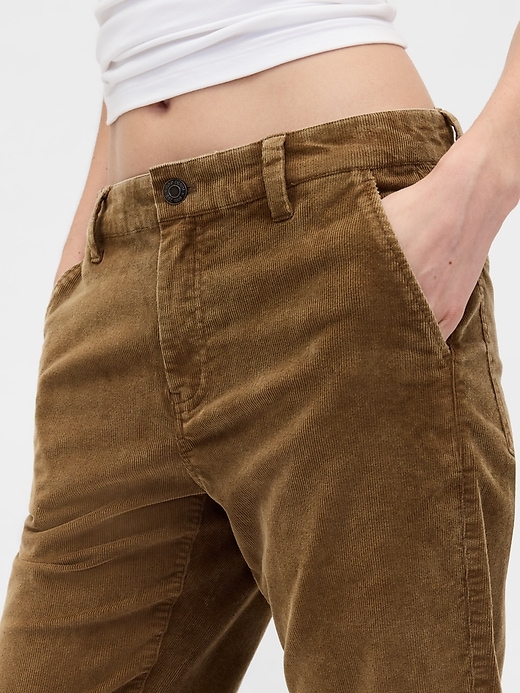 Image number 6 showing, Mid Rise Corduroy Flare Pants