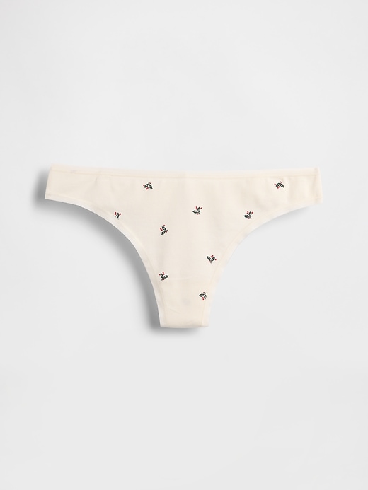 L'image numéro 3 présente Tanga en coton biologique extensible