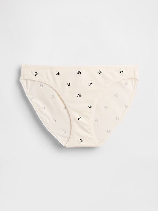 L'image numéro 3 présente Culotte bikini en coton biologique extensible