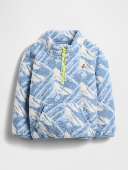 Image number 1 showing, Baby & Toddler Cozy Quarter-Zip Pullover