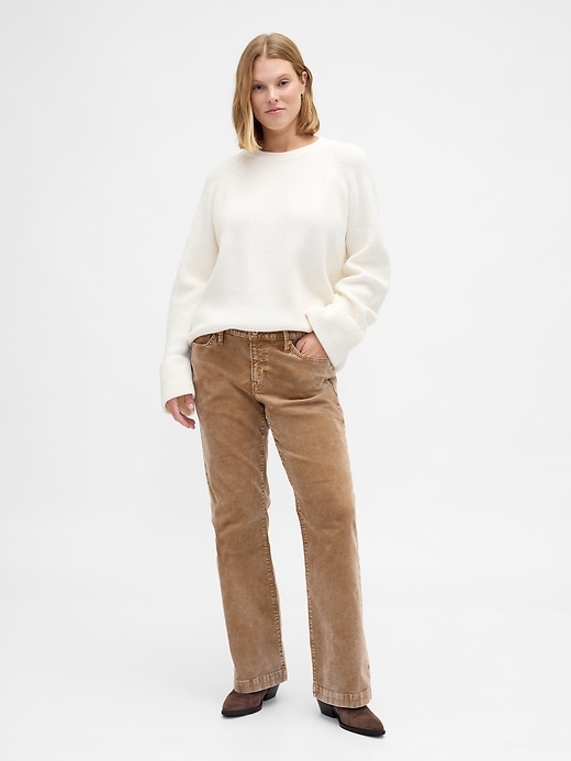 Image number 5 showing, Low Rise Corduroy Long & Lean Pants