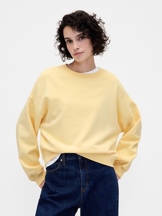 Image number 1 showing, VintageSoft Wedge Crewneck Sweatshirt