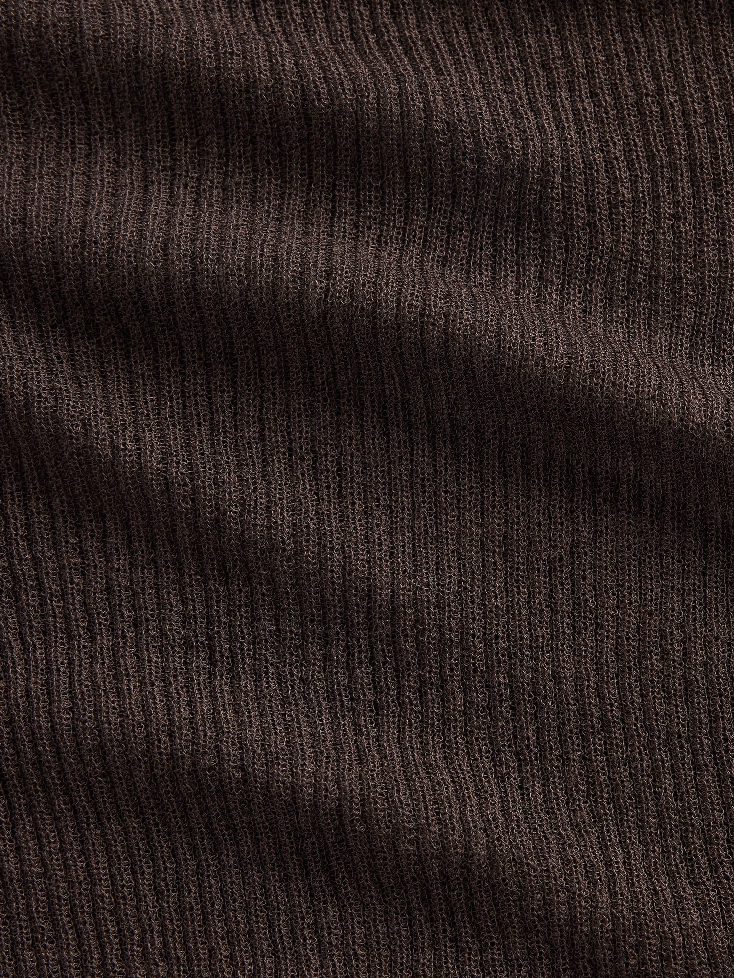 High-Neck Sheer Sweater