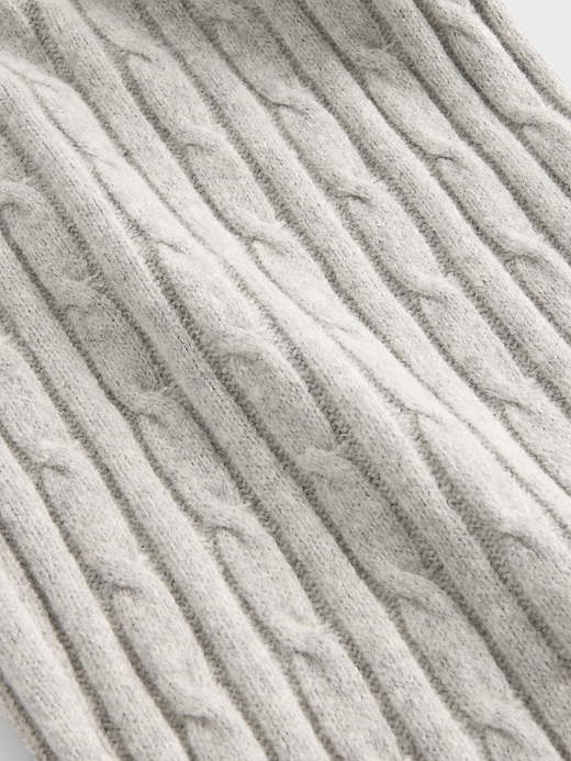 CashSoft Cable-Knit Sweater Pants