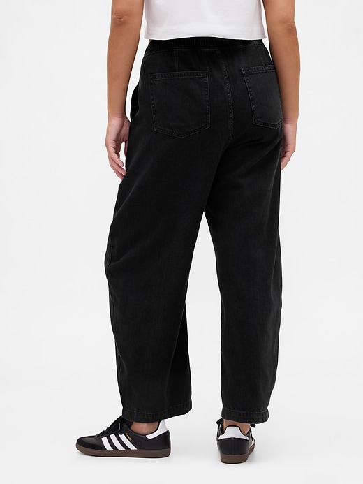 Image number 6 showing, High Rise Barrel Jeans