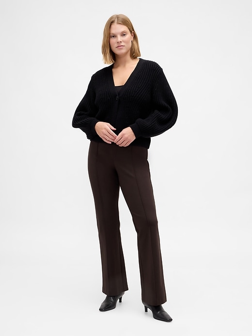 Image number 5 showing, High Rise Double Knit Boot Pants