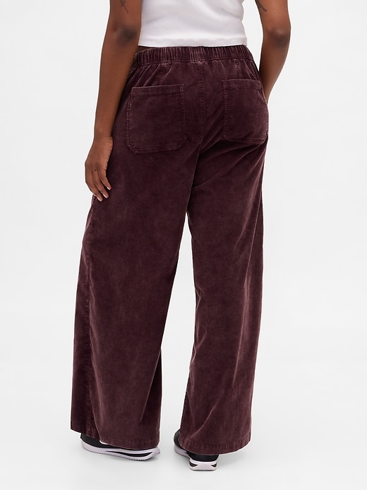 Image number 5 showing, Mid Rise Corduroy Baggy Pants
