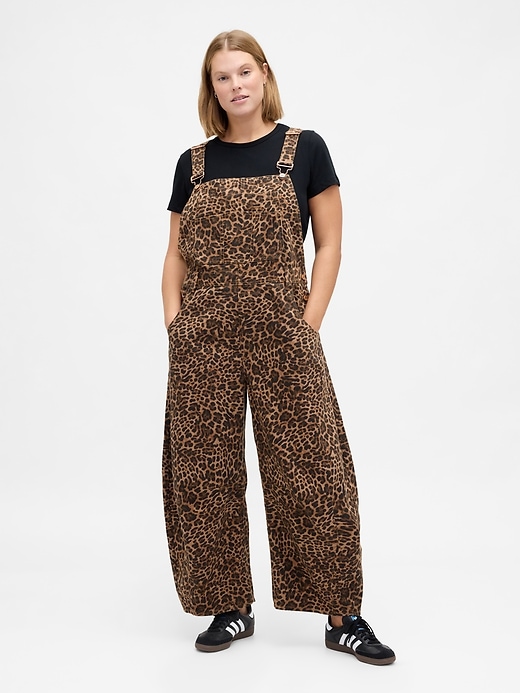 Image number 5 showing, UltraSoft Denim Horseshoe Overalls