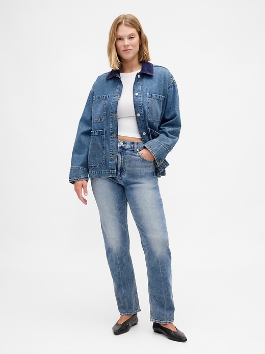 Image number 5 showing, High Rise '90s Slim Straight Jeans