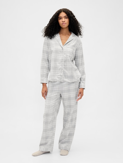 Image number 1 showing, Adult Softest Flannel PJ Set