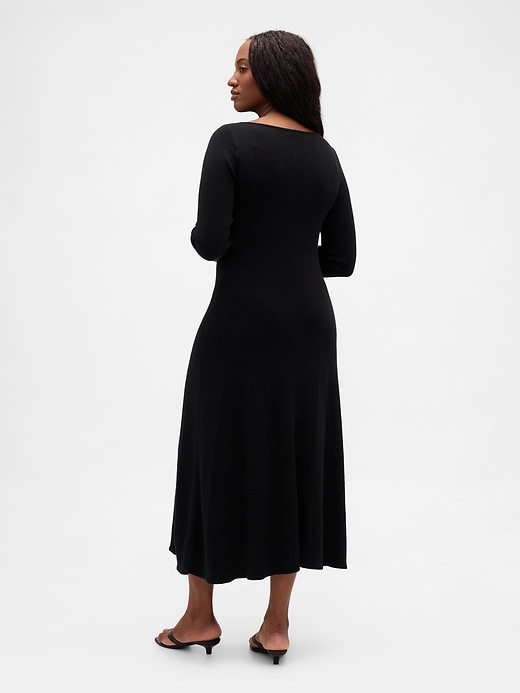 Image number 6 showing, Lightweight CashSoft Rib Maxi Sweater Dress