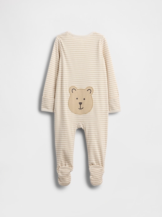 Image number 1 showing, Baby First Favorites Organic Cotton Brannan Bear One-Piece