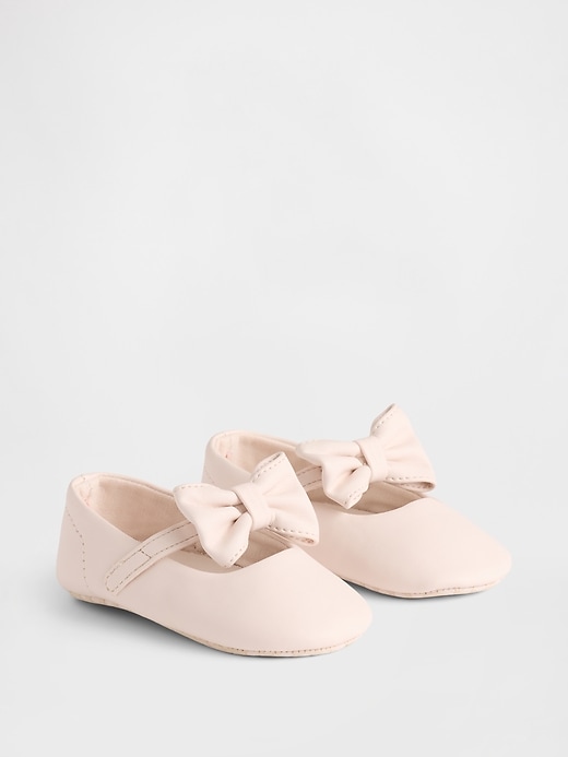 Image number 1 showing, Baby Mary Jane Bow Shoes