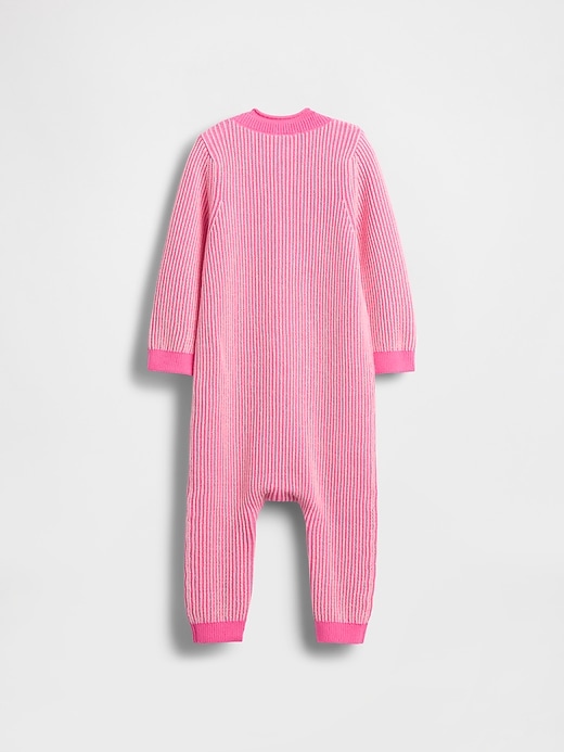 Image number 2 showing, Baby Footless Sweater One-Piece