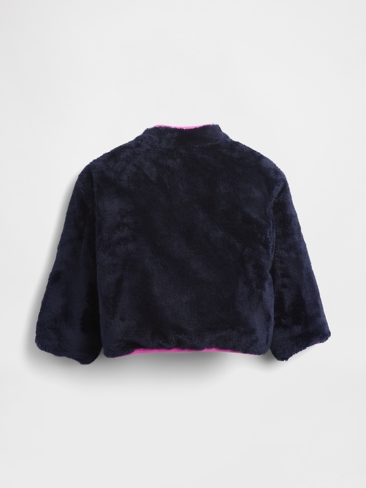 Image number 3 showing, Baby & Toddler Lightweight Sherpa Reversible Jacket