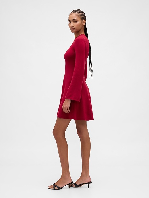 Image number 3 showing, CashSoft Stretch Mini Sweater Dress