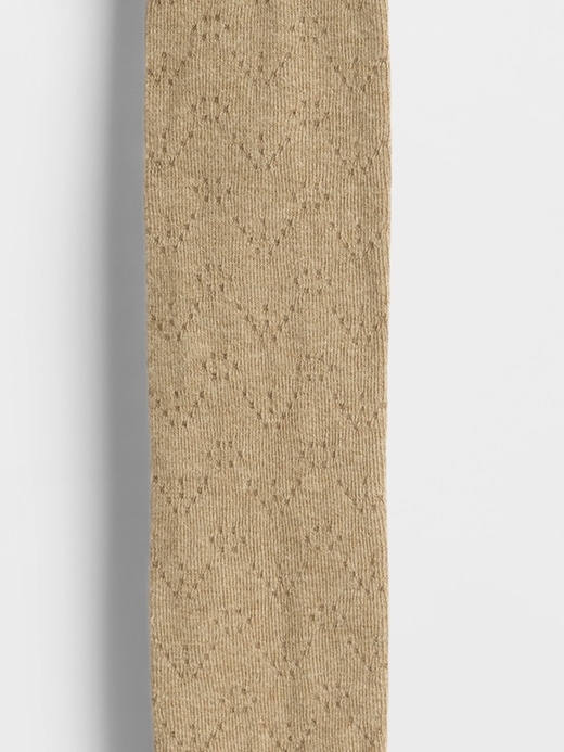 Image number 2 showing, Baby & Toddler Pointelle Bear Tights